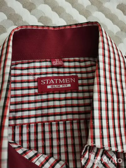 Рубашка детская для мальчиков р. 134-140