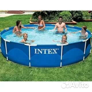 Каркасный бассейн intex