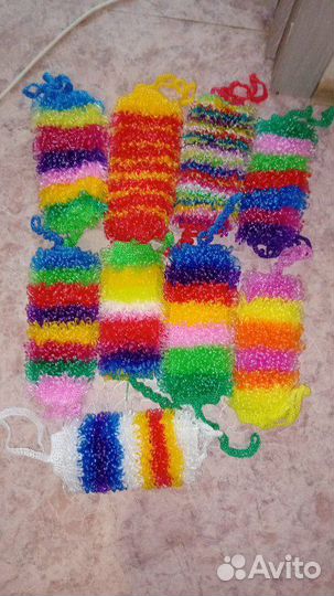 Мочалка ручной работы