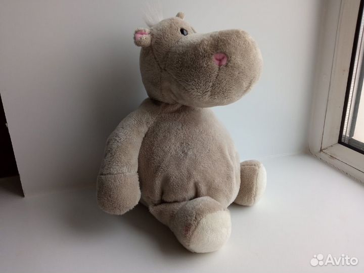 Мягкая игрушка Бегемот, 31 см