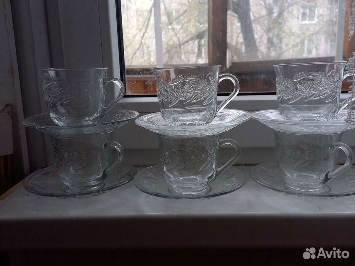 Набор чайных пар 6 штук