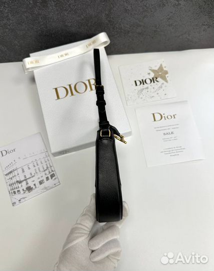 Сумка женская christian Dior седло, черная