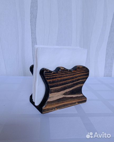 Подставка под специи и салфетки дерево