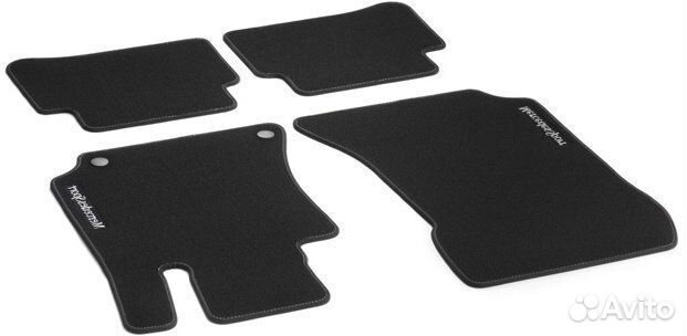 Коврики велюр Toyota LC 100 1998-07 бежевые