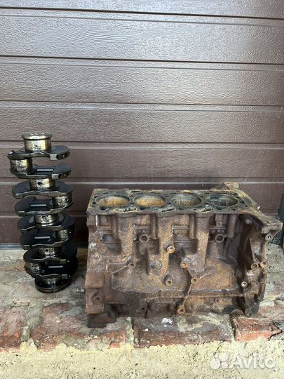 Блок цилиндров и коленвал на пежо боксер