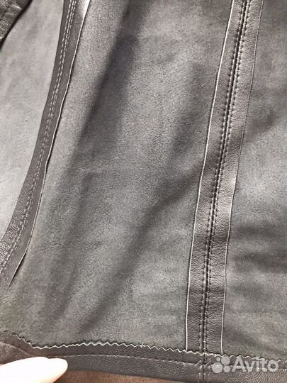 Сарафан из натуральной кожи