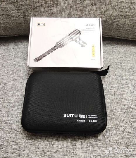 Автомобильный пылесос мощный profi на акб