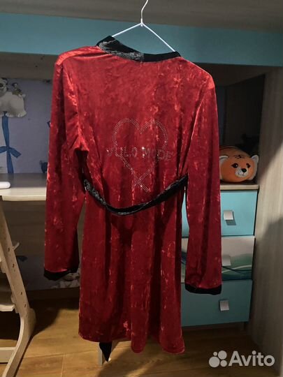 Женский пижамный велюровый комплект