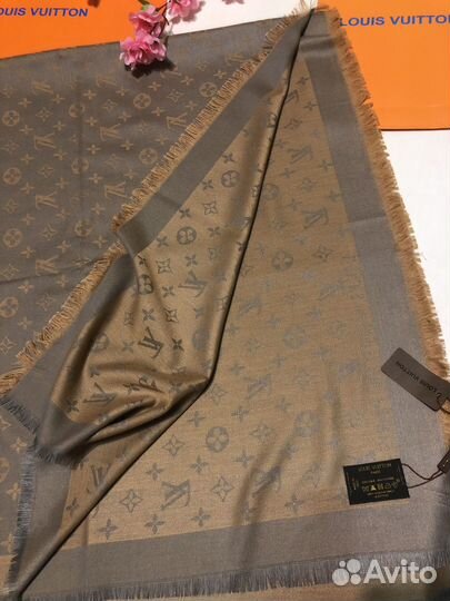 Платок Шаль двухсторонный Луи Виттон