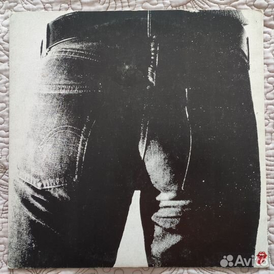 Rolling Stones Sticky Fingers, Zip cover, винил