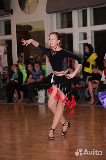 Платье для бальных танцев латина ю2