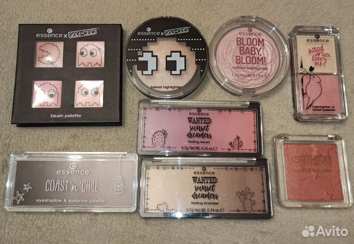 Палетка румяна хайлайтер catrice essence nyx