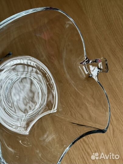 Салатник стекло в форме яблока