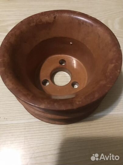 Шкив помпы УАЗ патриот текстолит сдвоеный по конд