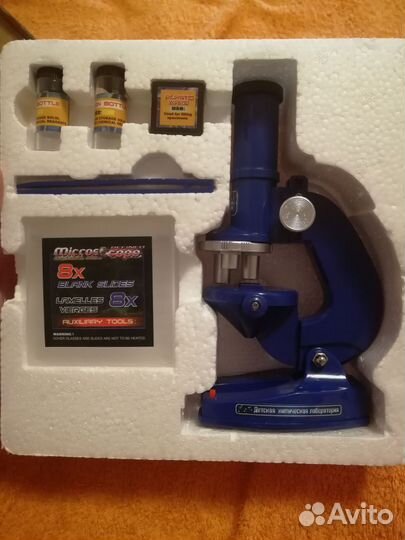 Детский микроскоп лабораторный набор