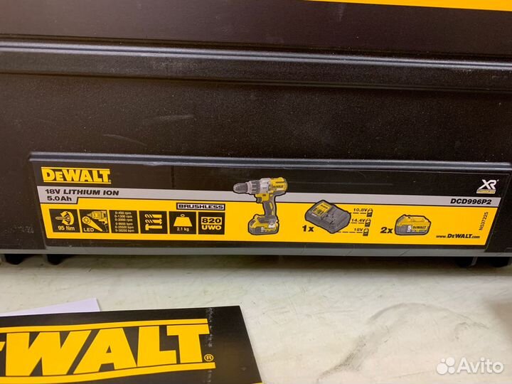 Ударный шуруповерт dewalt XRP DCD996P2 (18В)