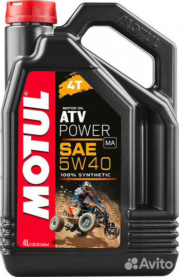 Масло motul для квадроциклов ATV 4Т 5W-40 4 л