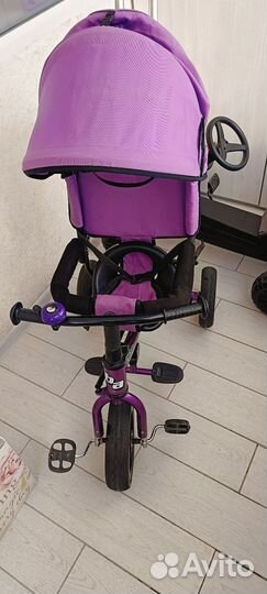 Детский велосипед с родительской ручкой