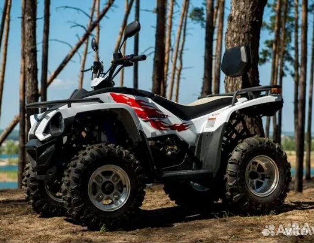 Квадроцикл linhai Z180 белый