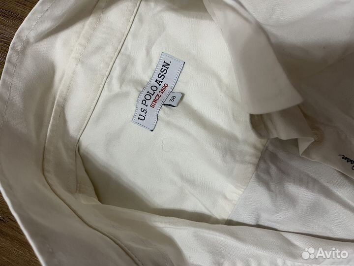 Белая рубашка 44 46 polo