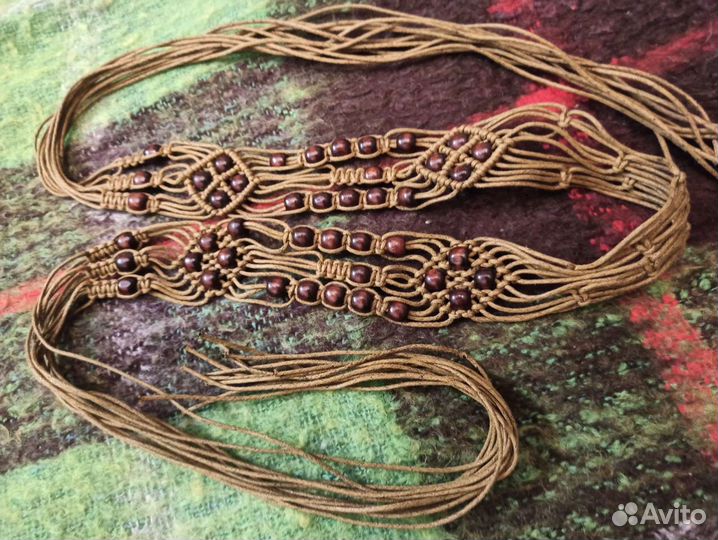 Пояс плетёный