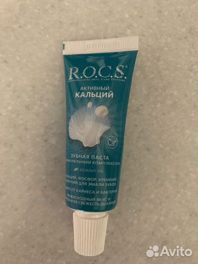 Зубная паста rocs mini