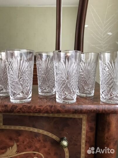 Хрустальные стаканы времен СССР