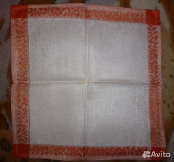 Скатерти льняные и хлопковые из СССР