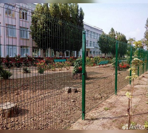 Забор сетка 3д