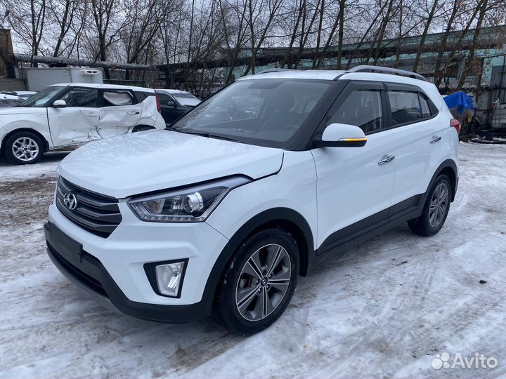 Hyundai Creta 2.0 AT, 2019, битый, 43 000 км