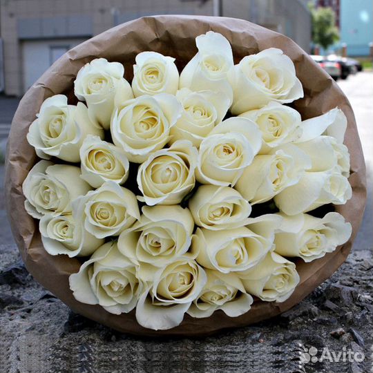 Букет роз 51 25 15 доставкой