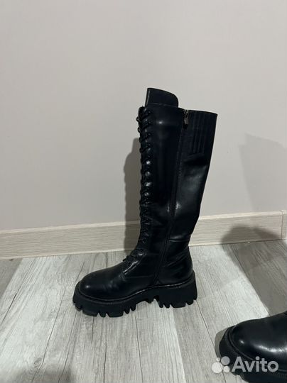Сапоги женские натуральная кожа 37 зимние
