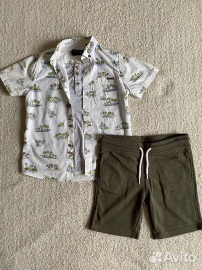 Mayoral новый костюм с рубашкой 2 в 1