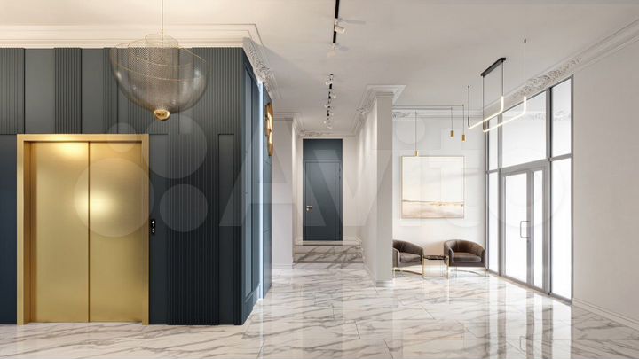 2-к. квартира, 51,8 м², 10/17 эт.