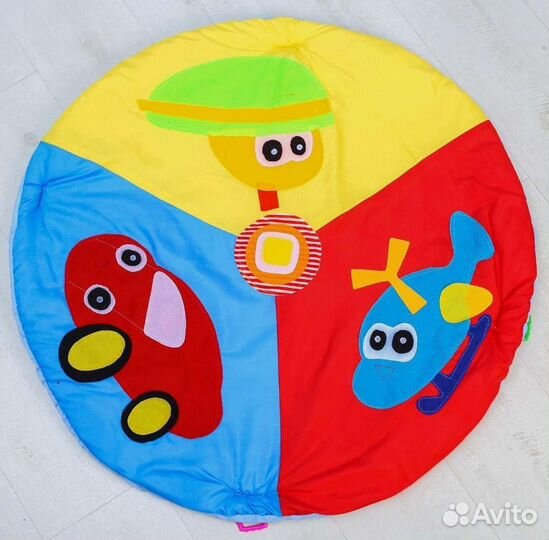 Коврик развивающий с дугами «Транспорт», 5 игрушек