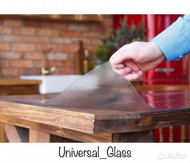 Гибкое мягкое стекло на стол скатерть