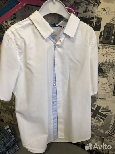 Рубашка белая для мальчика