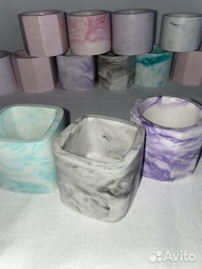 Подсвечники из гипса