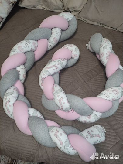 Бортик косичка 2 шт по 120 см