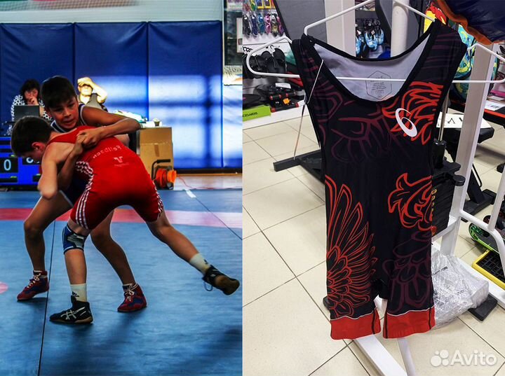 Борцовское трико новое D2