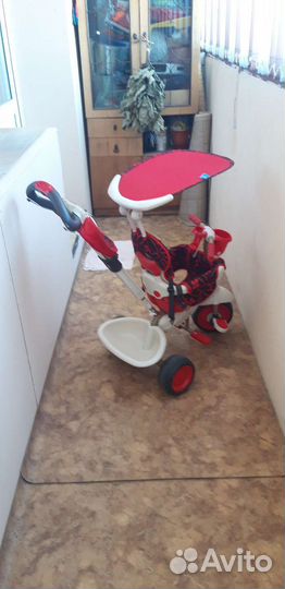 Детский велосипед коляска с ручкой