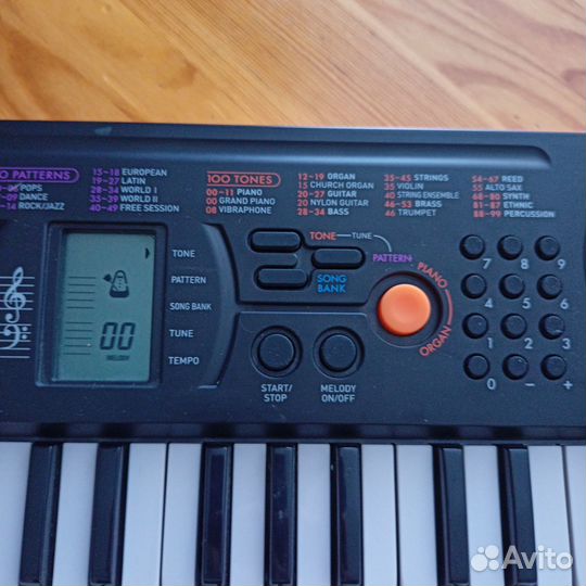 Синтезатор casio детский 44 клавиши