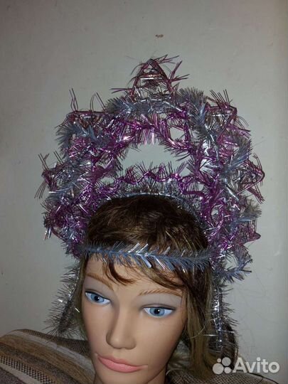 Костюм Снегурочка с короной