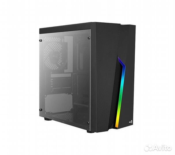 Компьютерный корпус Aerocool Bolt Mini TG, черный
