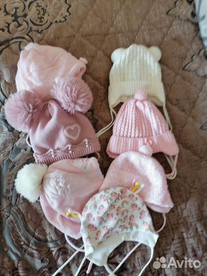 Шапки детские на девочку