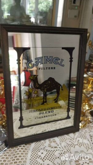 Ретро, зеркальный постер Camel