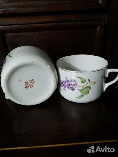 Epiag D.F.Чехословакия.Jlmenau GDR чашка.Фарфор