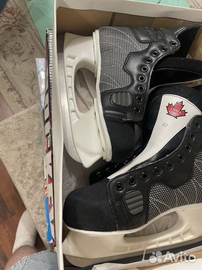 Коньки новые graf, team canada, барс, динамо