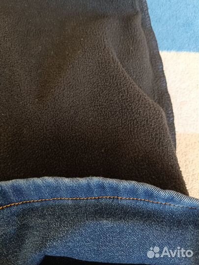 Джинсы утеплённые