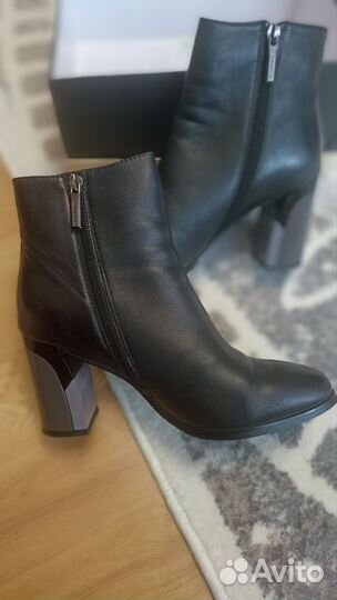 Ботильоны зимние кожа 39